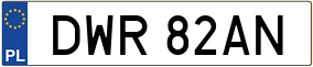 Truck License Plate